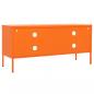 Preview: TV-Schrank Orange 105x35x50 cm Stahl    