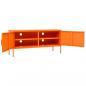 Preview: TV-Schrank Orange 105x35x50 cm Stahl    