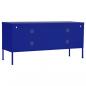 Preview: TV-Schrank Marineblau 105x35x50 cm Stahl    