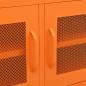 Preview: TV-Schrank Orange 105x35x50 cm Stahl