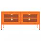 Preview: TV-Schrank Orange 105x35x50 cm Stahl