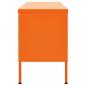 Preview: TV-Schrank Orange 105x35x50 cm Stahl