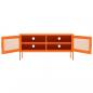 Preview: TV-Schrank Orange 105x35x50 cm Stahl