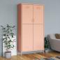 Preview: ARDEBO.de - Kleiderschrank Rosa 90x50x180 cm Stahl   