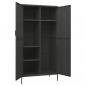 Preview: Kleiderschrank Anthrazit 90x50x180 cm Stahl