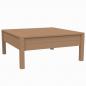 Preview: 3-tlg. Garten-Lounge-Set mit Creme Kissen Massivholz Kiefer