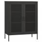 Preview: Lagerschrank Anthrazit 80x35x101,5 cm Stahl    