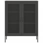 Preview: Lagerschrank Anthrazit 80x35x101,5 cm Stahl    