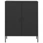 Preview: Lagerschrank Anthrazit 80x35x101,5 cm Stahl    