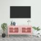 Preview: ARDEBO.de - TV-Schrank Rosa 105x35x50 cm Stahl    