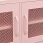 Preview: TV-Schrank Rosa 105x35x50 cm Stahl    