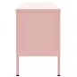 Preview: TV-Schrank Rosa 105x35x50 cm Stahl    