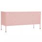 Preview: TV-Schrank Rosa 105x35x50 cm Stahl    