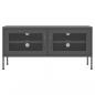 Preview: TV-Schrank Anthrazit 105x35x50 cm Stahl    