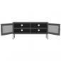 Preview: TV-Schrank Anthrazit 105x35x50 cm Stahl    