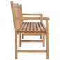 Preview: Gartenbank 228 cm Massivholz Teak