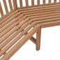 Preview: Garten-Eckbank 185x185x90 cm Massivholz Teak