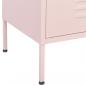 Preview: Lagerschrank Rosa 80x35x101,5 cm Stahl    