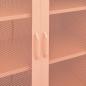 Preview: Lagerschrank Rosa 80x35x101,5 cm Stahl