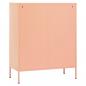 Preview: Lagerschrank Rosa 80x35x101,5 cm Stahl