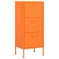 Preview: Lagerschrank Orange 42,5x35x101,5 cm Stahl