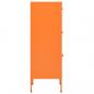 Preview: Lagerschrank Orange 42,5x35x101,5 cm Stahl