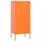 Preview: Lagerschrank Orange 42,5x35x101,5 cm Stahl