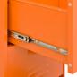 Preview: Lagerschrank Orange 42,5x35x101,5 cm Stahl