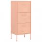 Preview: Lagerschrank Rosa 42,5x35x101,5 cm Stahl    