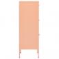 Preview: Lagerschrank Rosa 42,5x35x101,5 cm Stahl    