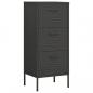 Preview: Lagerschrank Anthrazit 42,5x35x101,5 cm Stahl