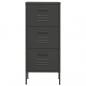 Preview: Lagerschrank Anthrazit 42,5x35x101,5 cm Stahl