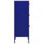 Preview: Lagerschrank Marineblau 42,5x35x101,5 cm Stahl