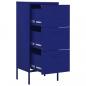 Preview: Lagerschrank Marineblau 42,5x35x101,5 cm Stahl