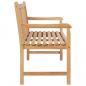 Preview: Gartenbank 114 cm Massivholz Teak