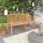 Preview: ARDEBO.de - Gartenbank 150 cm Massivholz Teak