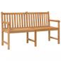 Preview: Gartenbank 150 cm Massivholz Teak