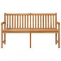 Preview: Gartenbank 150 cm Massivholz Teak