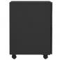 Preview: Aktenschrank mit Rollen Anthrazit 39x45x60 cm Stahl