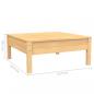 Preview: 3-tlg. Garten-Lounge-Set mit Kissen in Creme Massivholz Kiefer