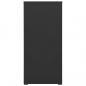 Preview: Aktenschrank Anthrazit 46x62x133 cm Stahl