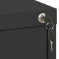 Preview: Aktenschrank Anthrazit 46x62x133 cm Stahl