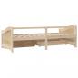 Preview: Tagesbett 3-Sitzer mit Schubladen Massivholz Kiefer 90x200 cm