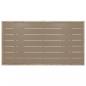 Preview: Gartentisch Grau 120x70x66 cm Poly Rattan