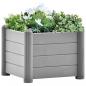 Preview: ARDEBO.de - Garten-Hochbeet PP Stein Grau 43x43x35 cm