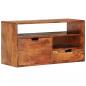 Preview: TV-Schrank 80x30x42 cm Massivholz Akazie