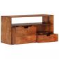 Preview: TV-Schrank 80x30x42 cm Massivholz Akazie