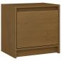 Preview: Nachtschrank Honigbraun 40x30,5x40 cm Massivholz Kiefer