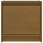 Preview: Nachtschrank Honigbraun 40x30,5x40 cm Massivholz Kiefer