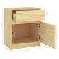 Preview: Nachtschrank 40x31x50 cm Massivholz Kiefer